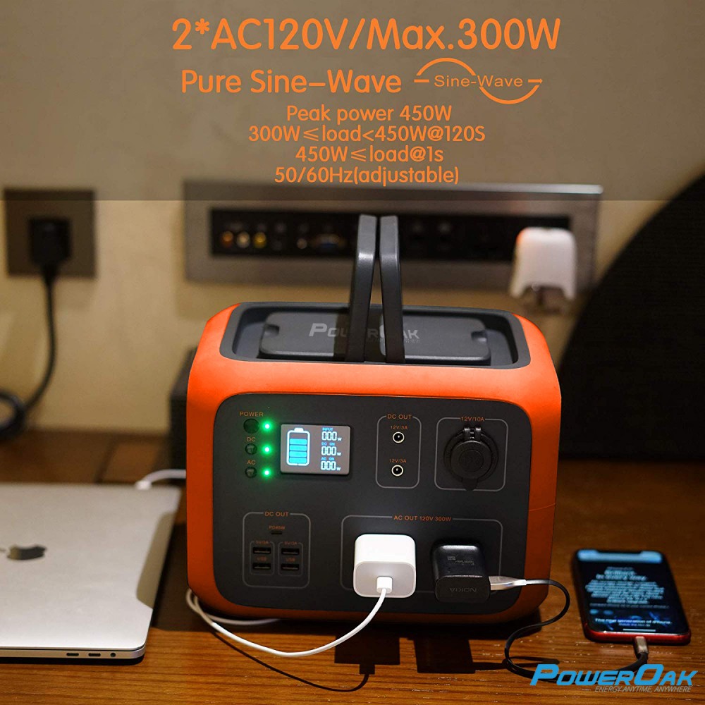 Design externe 220V PowerOak-Batterie
